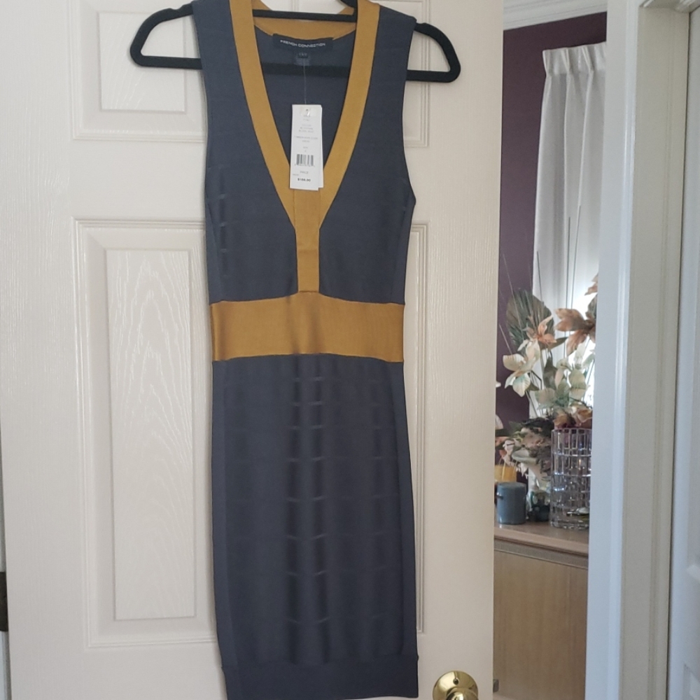 BRAND NEW French Connection bandage dress
